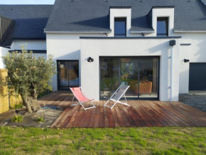 Maison neuve bord de mer, 100m de la plage